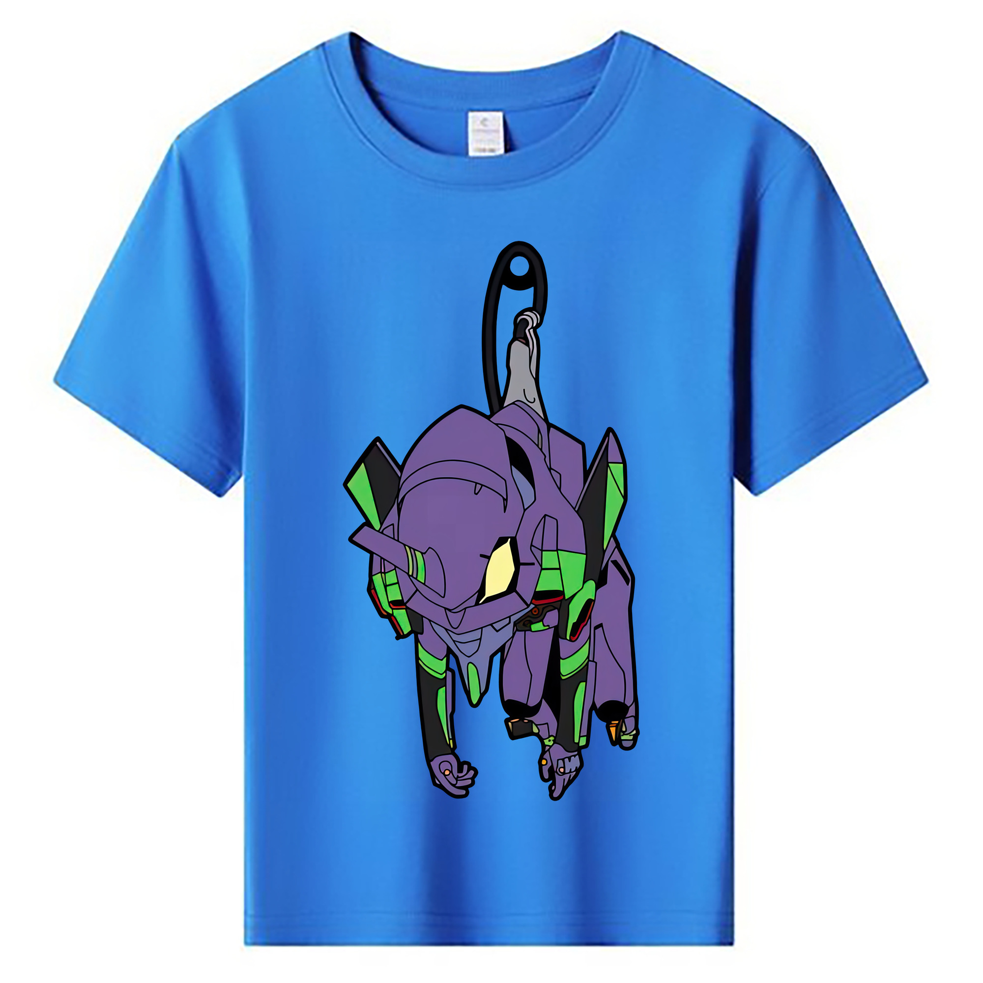 （画像用） EVA 新世紀エヴァンゲリオン 綿100％キッズTシャツ（フロントプリント）